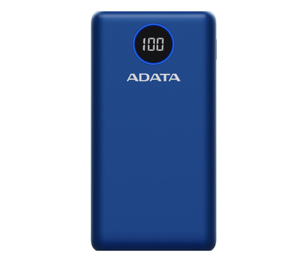 Adata Powerbank P20000QCD 20000mAh Niebieski QC/PD AP20000QCD-DGT-CDB - 645544 - zdjęcie